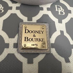 Dooney and Bourke Gray and white purse.